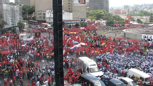 foto  marcha chavista