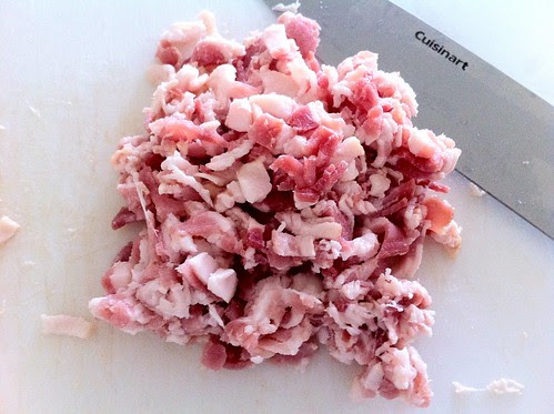 Finely Chopped Bacon