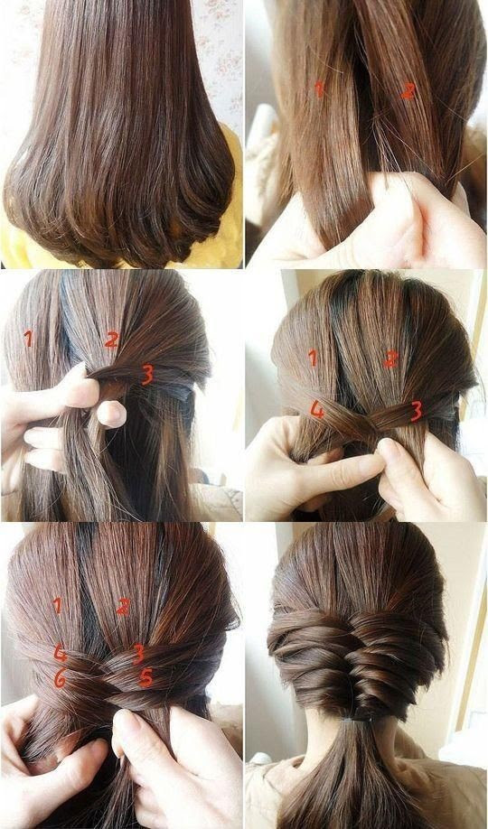 Cute Hair Styles for Medium Hair: Low Ponytail Hairstyles