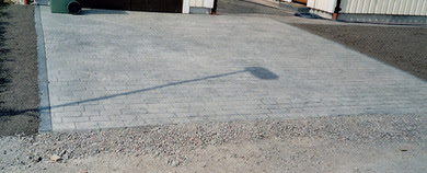 Eldfast tegel: Gjuta garageuppfart betong