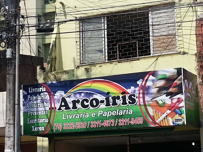 Avaliações sobre Arco-Íris - Livraria e Papelaria em Aracaju - Livraria