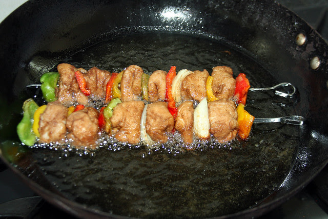 Pinchos de Pollo Frito 017