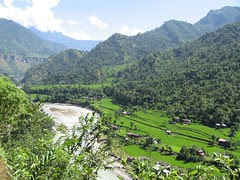 Myagdi Khola valley near Beni Myagdi Khola valley near Beni