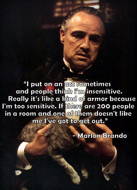 Sensitieve Marlon Brando
