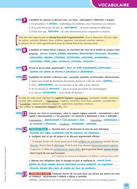 Exemple D Un Texte Argumentatif Pdf  Texte Préféré