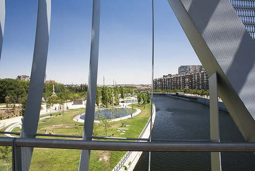 Arganzuela footbridge, Madrid, Spain