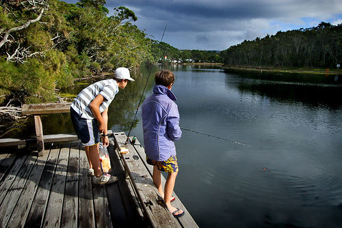 Tabourie Lake, New South Wales, Australia, boys fishing IMG_3746_Tabourie_Lake