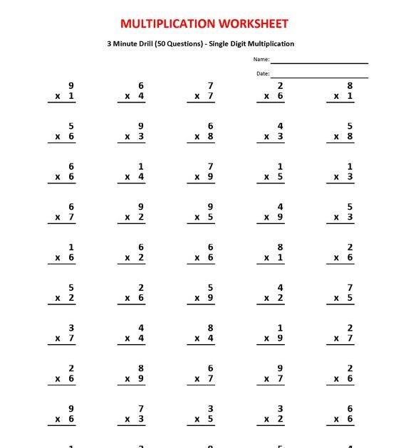  Multiplication Worksheets 2s 