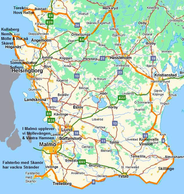 Naturreservat Skåne Karta – Karta 2020