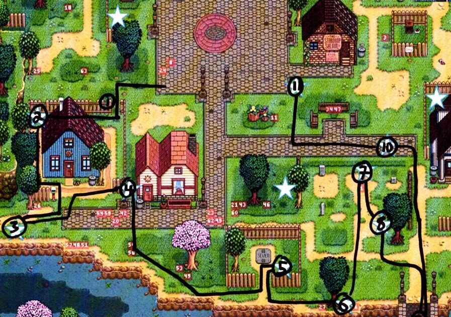 Time Zones Map World Egg Festival Stardew Valley Map
