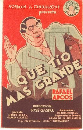 Cartel de ¡Que tio más grande! (1935)
