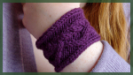 Cableknit wristband chunky fun cool quick knit pattern