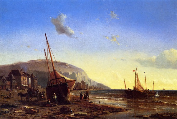 The Harbor At Dieppe