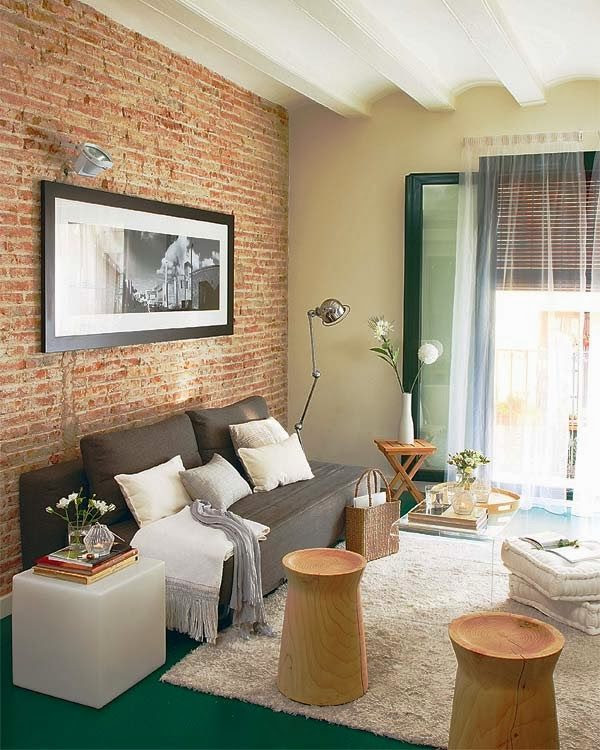 Interior brick wall design Ideas - LittlePieceOfMe