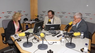 Àlex Solà i José María Fuster-Fabra, entrevistats per Mònica Terribas aquest dimarts a "El matí de Catalunya Ràdio"