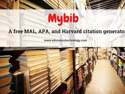 Mybib- Free APA,  MLA, Harvard Citation Generator