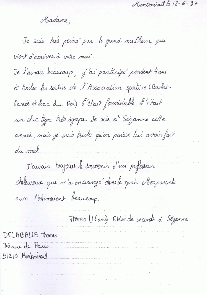Exemple De Lettre D Excuse Pour Absence  Le Meilleur Exemple