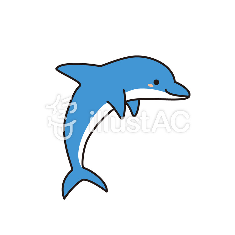 動物画像無料 心に強く訴える簡単 海 イルカ イラスト