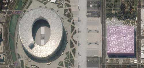 Google Earth更新北京奥运场馆卫星地图