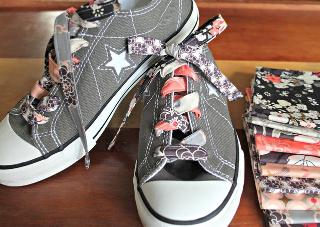 A Scrappy Patchwork Shoelace Tutorial