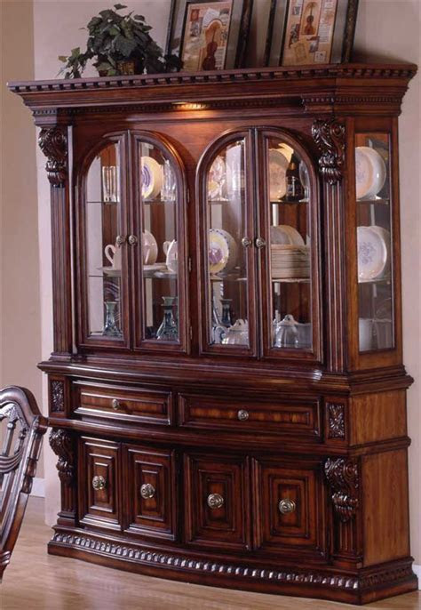 Estates II ? China Cabinet with Dental Molding Accents China cabinets Estates II ? China Cabinet with Dental Molding Accents China cabinets