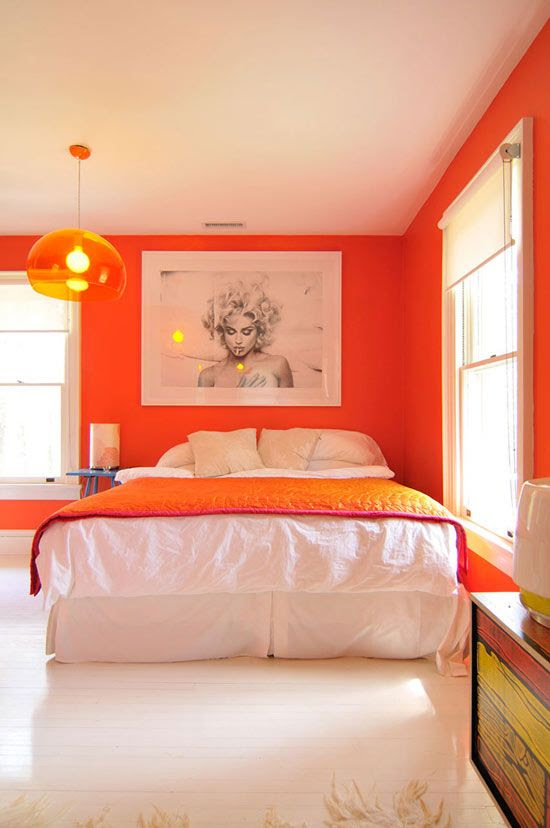 Bedroom Designs Black And Orange Bedroom Design