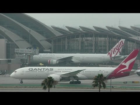 englishcom24: airbus a220 LAX Los Angeles Airport Live with ATC