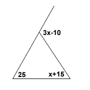 Triangles Interior And Outdoors Angles Worksheets