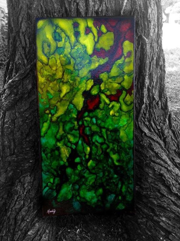 Original Alcohol Ink On Glass Examples1