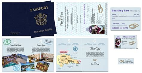 Passport 37, Gold Rings Custom Passport Invitations Passport 37, Gold Rings Custom Passport Invitations