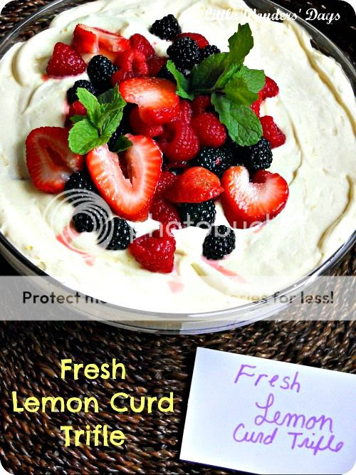 Lemon Curd Trifle Recipe