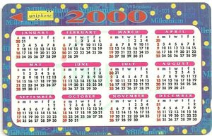 Inspirasi 35 Gambar Kalender Tahun 2000