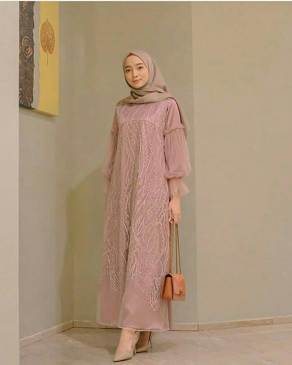 Contoh Model Baju Brokat Kombinasi Satin  Homecare24