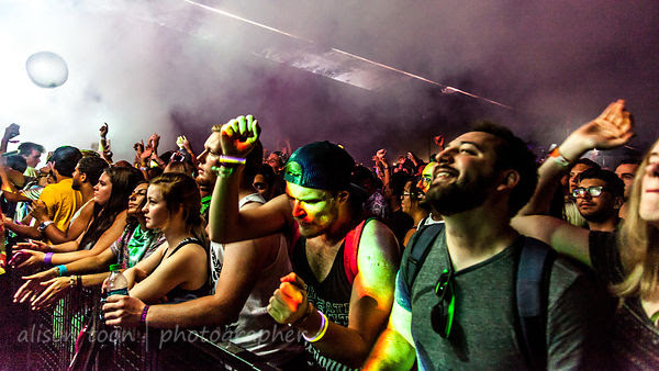 Audience at night