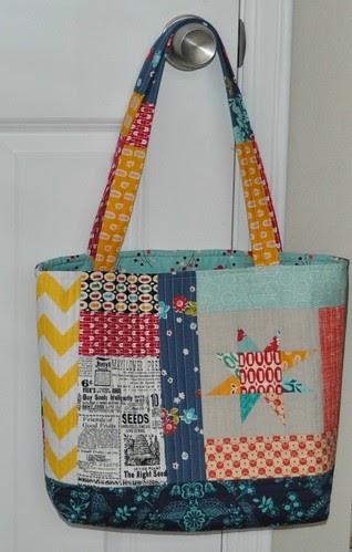Sew Inspired: Giveaway Winner! and Quilted Tote Bag
