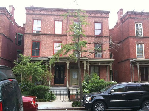 One of the Astor Row houses, in Harlem