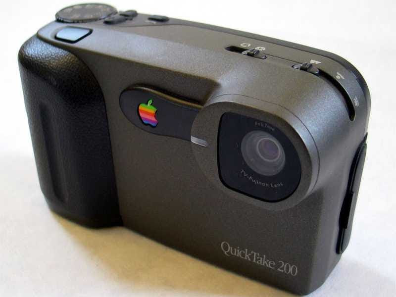 The Apple QuickTake, launched in 1994, was one of the first digital cameras to be marketed to consumers. Ultimately Apple entered the product category too early and discontinued the QuickTake in 1997.
