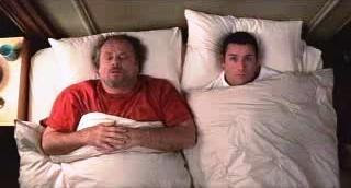 Anger Management Adam Sandler and Jack Nicholson share a bed