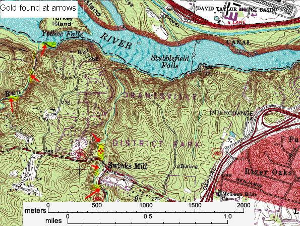 Gold In Virginia Map - Oconto County Plat Map