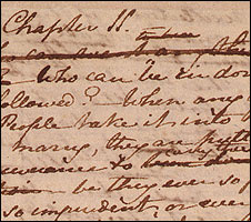 Jane Austen's handwriting
