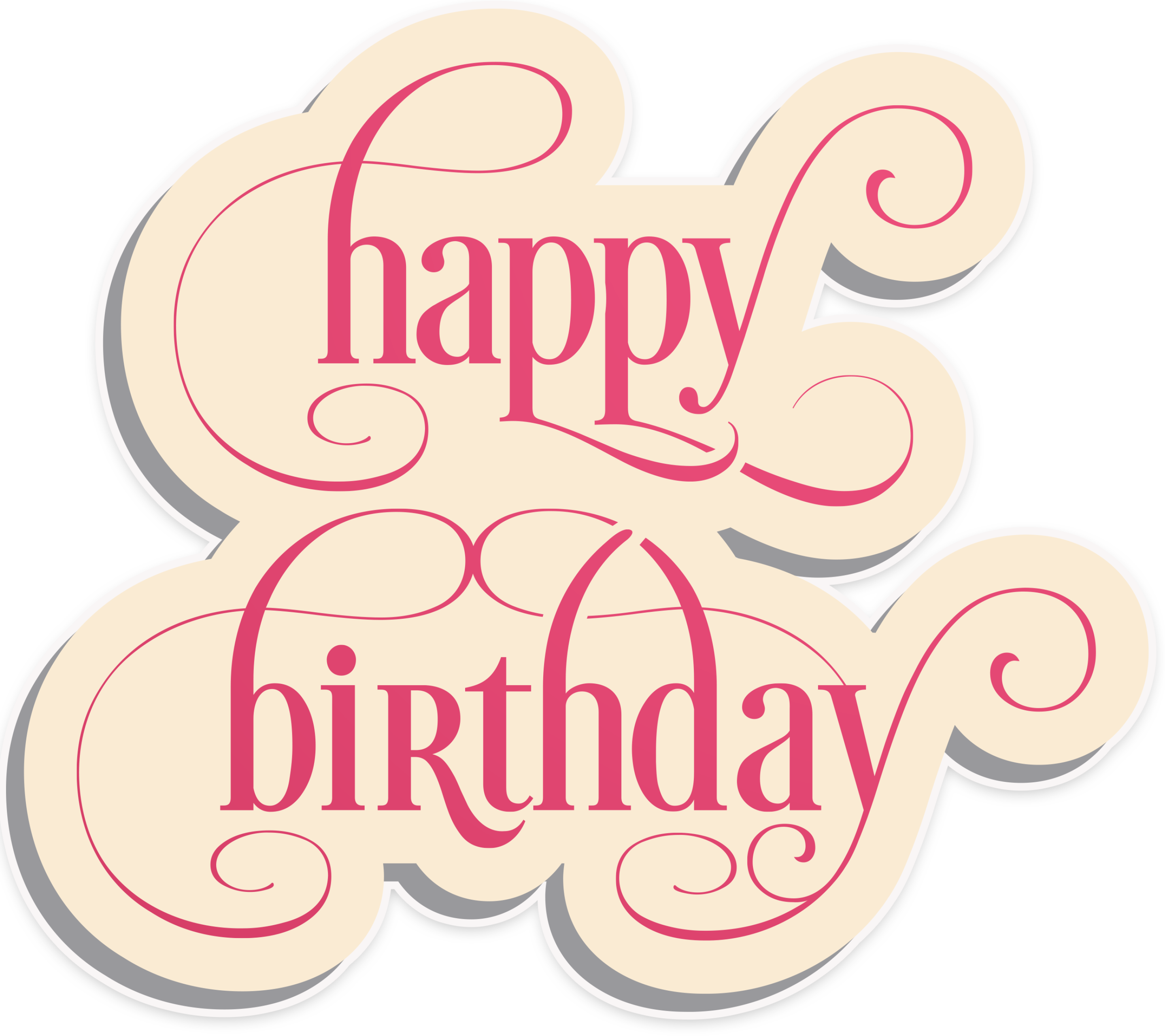 Calligraphy Happy Birthday Png Text Greeting Cards Near Me