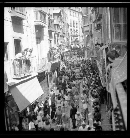 1959: Toledo recibe a Bahamontes (Fotografía Rodríguez)