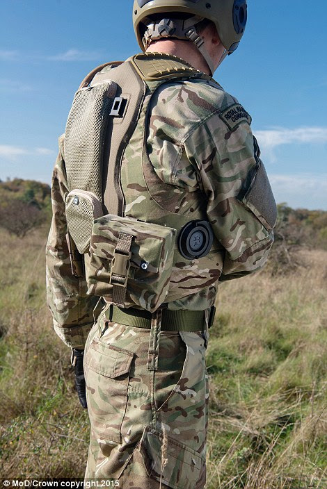 Kitted out in futuristic equipment, this is what the traditional British Army soldier will look like in 2024