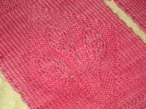Pink Leaf Motif