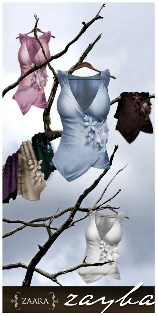 {Zaara} : Zayba top colors