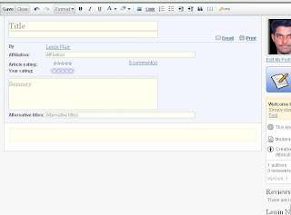 Google Knol Editor