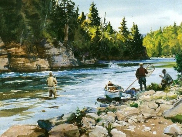 Fishing Salmon