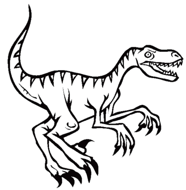 Download Raptor Jurassic World Dinosaur Coloring Pages Coloring And Drawing