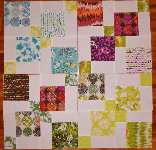 Disappearing 9 patches for Judith and Susan's Bee Blessed
