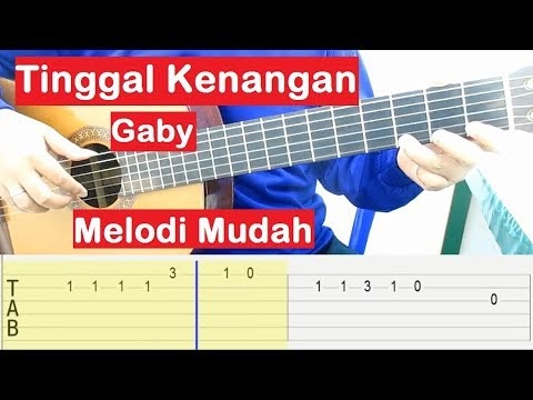 Lirik dan kunci gitar gaby tinggal kenangan